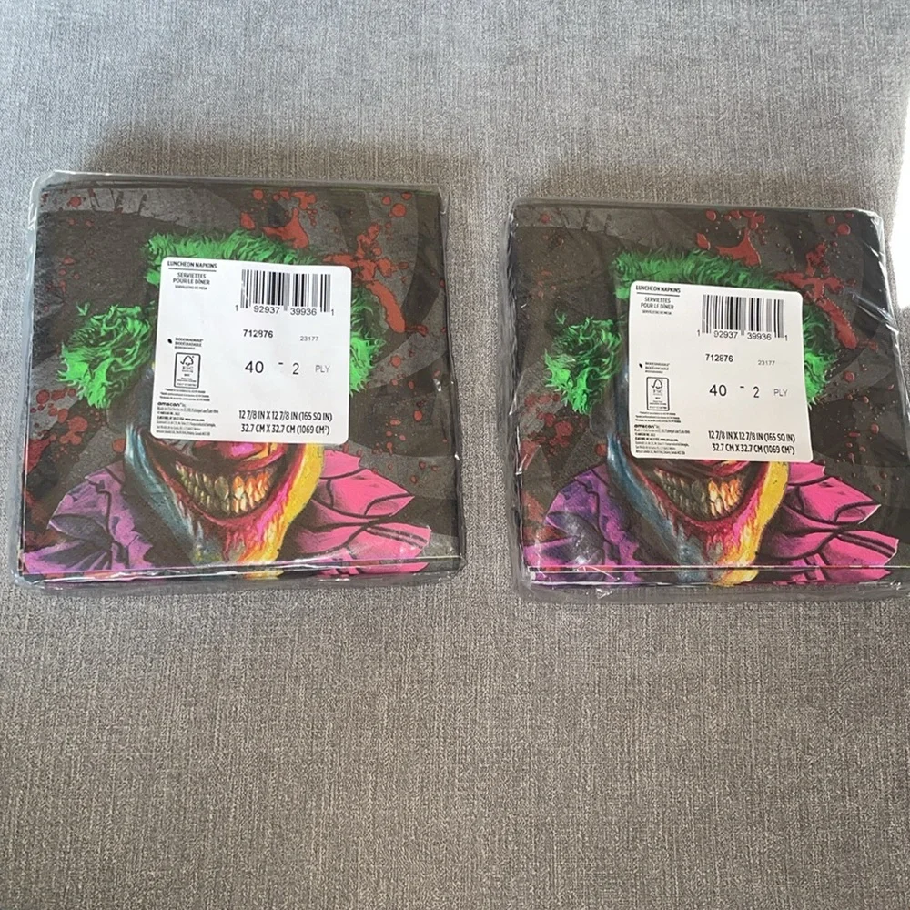 The Amazing Circus Freak Show Blacklight Haunted Halloween Party Napkins